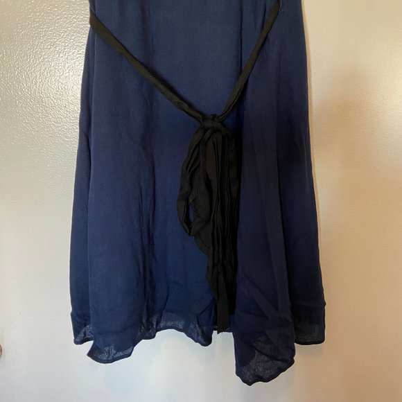 Alice Temperley For Target Blue & Black Wrap Dress M - Picture 7 of 7